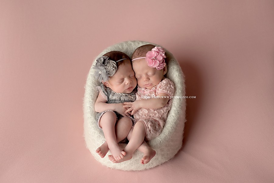 Ct Newborn Twin Photographer | Ella & Abby