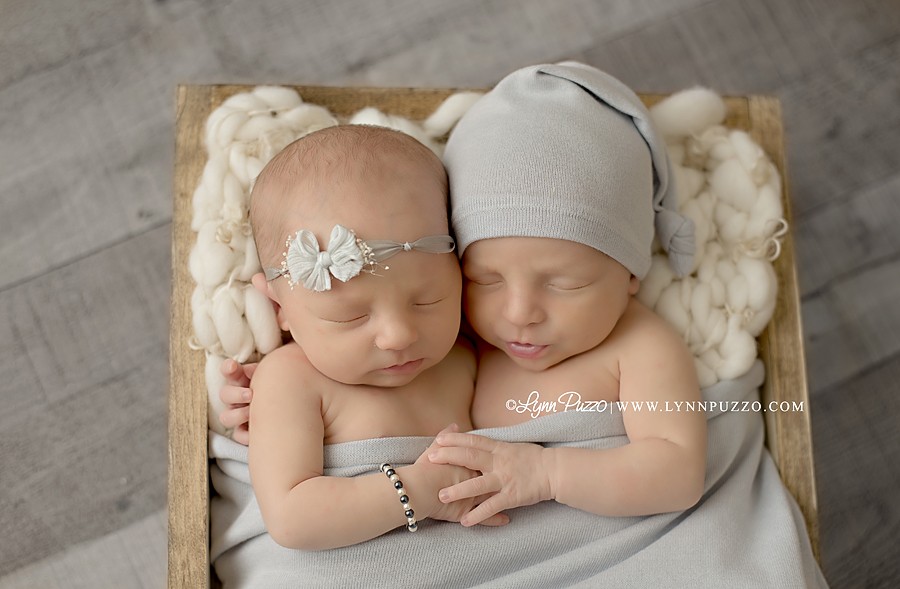 Fayetteville Newborn Twin Photographer | Lauren & Miles | Lynn Puzo Photography