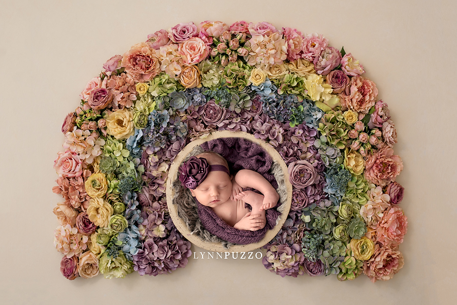 Rainbow Baby Newborn | Lynn Puzzo Photography