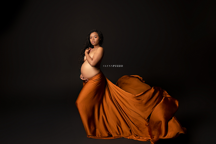 atlanta maternity photographer, semi nude maternity portrait
